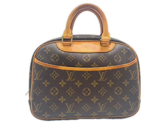 Borsa Louis Vuitton Monogram Trouville Marrone Beige