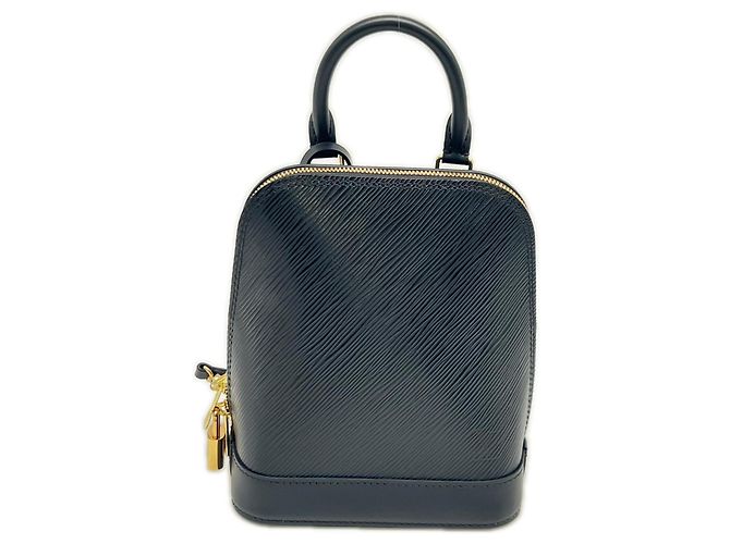 Louis Vuitton Epi Alma Backpack Black
