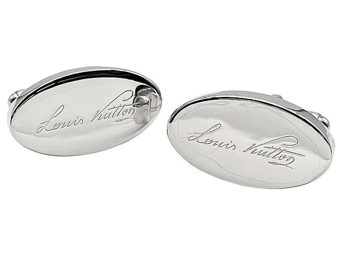 Gemelli Louis Vuitton Silver Argento 