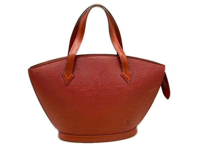 Borsa Louis Vuitton Epi Saint Jacques Marrone
