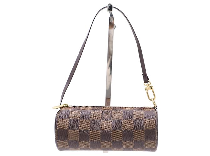 Louis Vuitton Papillon Pochette Damier Ebene mini Marrom