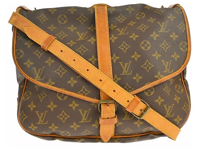 Louis Vuitton Saumur Monogram 35 Marrom