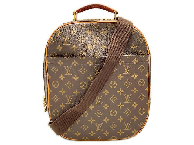 Louis Vuitton Monogram Packall Sac Add Shoulder Bag Marrom Bege