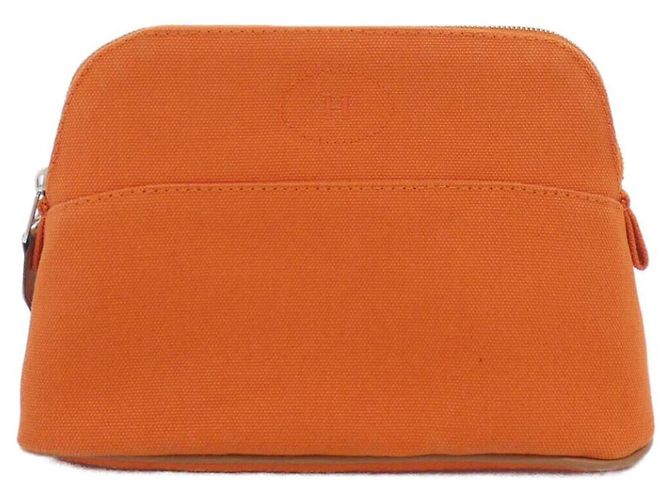 Hermès Hermes Bolide Mini Handtasche Pouch Rot Orange