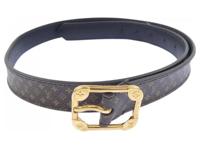Louis Vuitton Ceinture Malletier Belt Brown