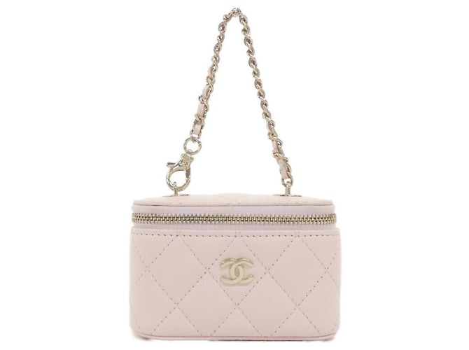 Pouch Chanel Timeless Classic Line Rosa