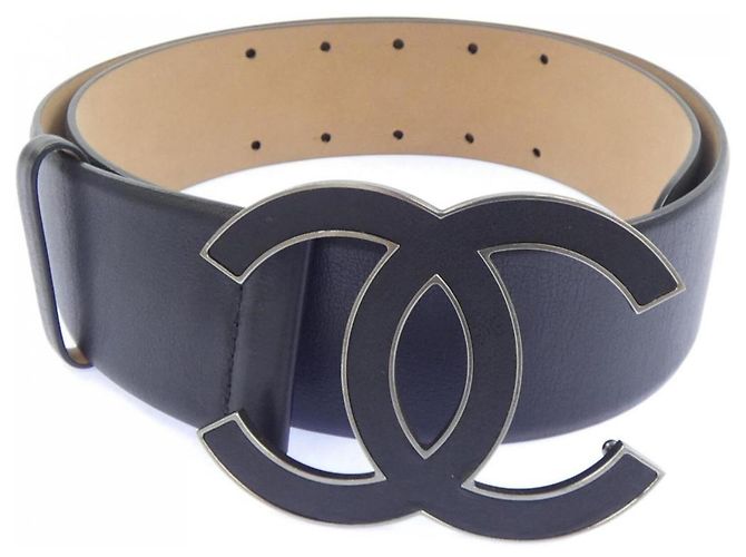 Chanel Standard Gürtel Schwarz