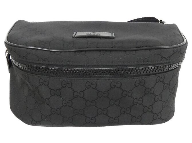 Borsa a tracolla Gucci in nylon nero
