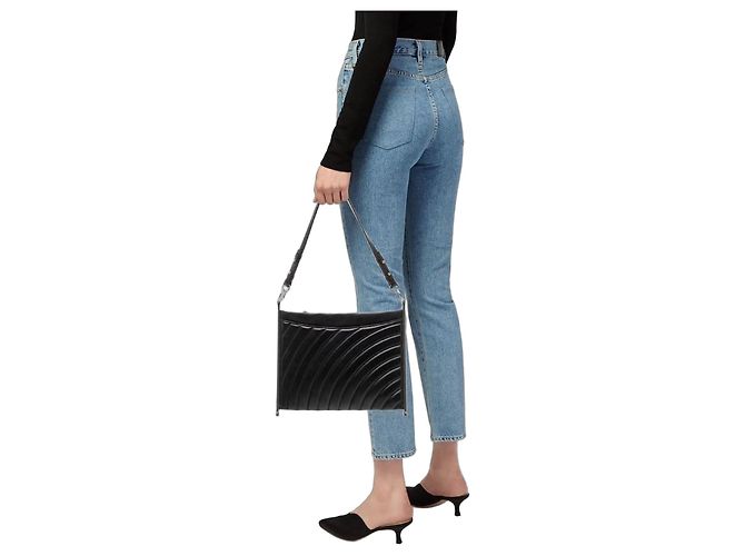 Borsa a tracolla Roy in pelle Chloé Nera Nero