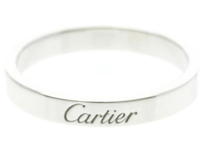 Fede Cartier C de Cartier Platino 3mm Argento
