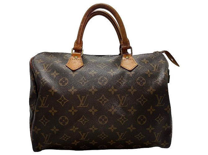 Louis Vuitton Speedy Monogram Canvas 30 Braun