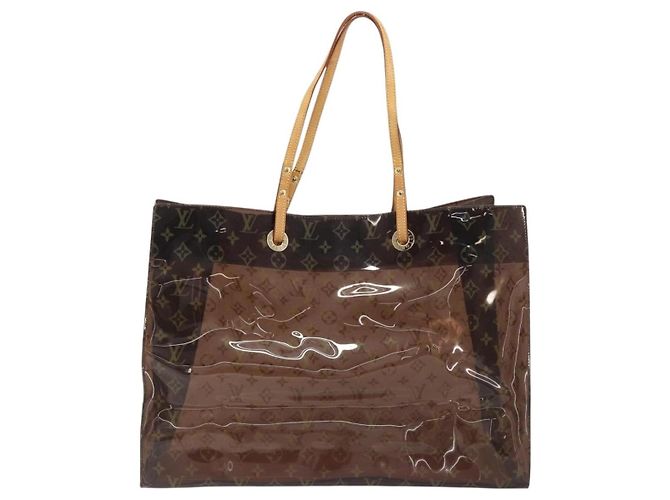 Louis Vuitton Ambre Sac Cabas Monogram Vinyl GM Marrone