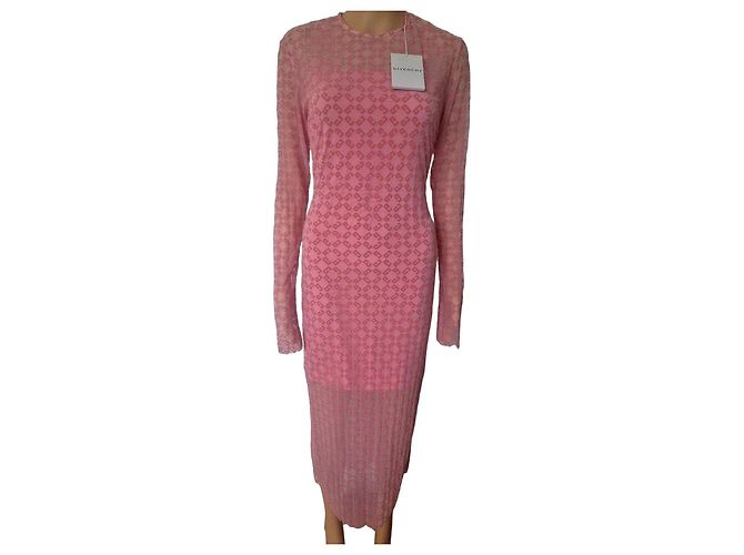 Givenchy langes rosa Kleid Pink 