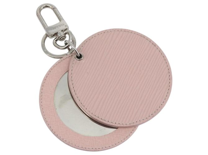 LOUIS VUITTON Epi Mirror Charm Rose Valerine M68004 LV Auth BA14913