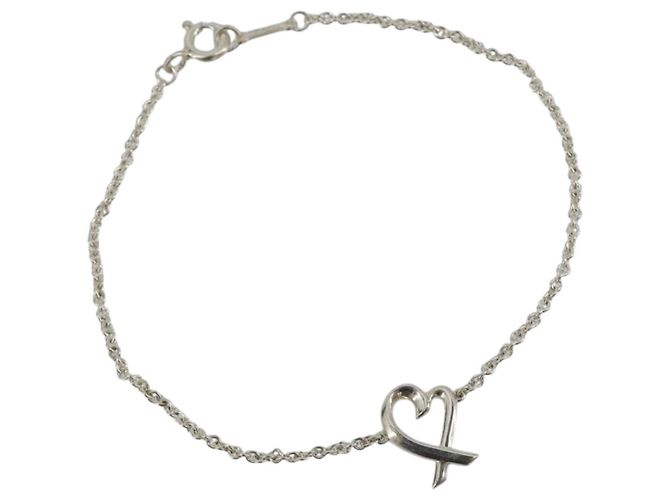 Autre Marque Pulsera TIFFANY&Co. Loving Heart Ag925 Silver Auth am12320M Plata