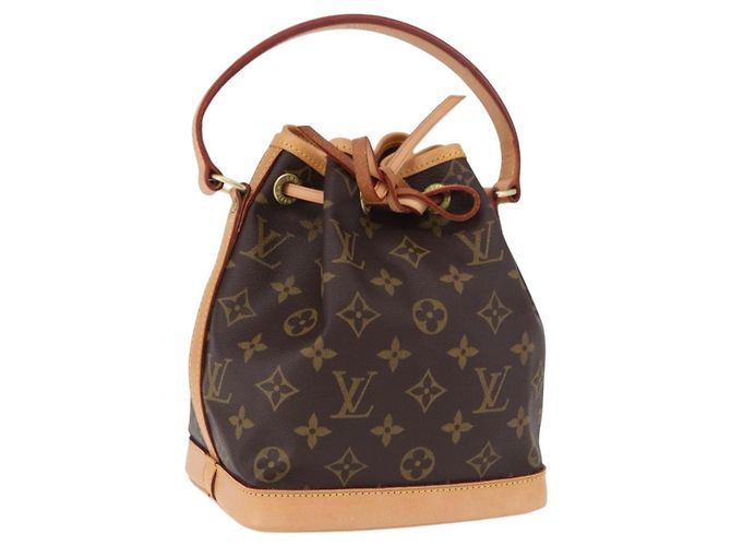 LOUIS VUITTON Bolsa de Ombro Monogram Noe BB M40817 LV Auth 196903SAV Monograma