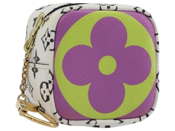 LOUIS VUITTON Monogram Giant Porte Monnaie Cube Multicolor M67669 Auth 197571M Multicolore