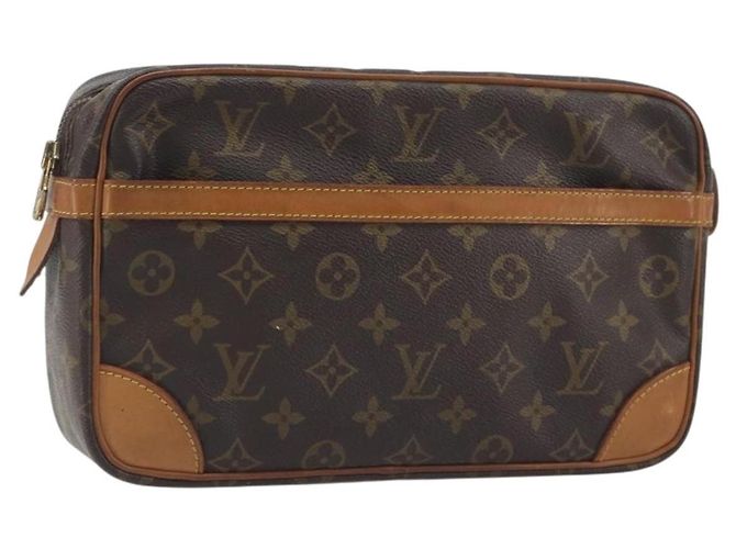 LOUIS VUITTON Monogram Compiegne 23 Clutch Bag M51847 LV Auth 197031 Monogramm