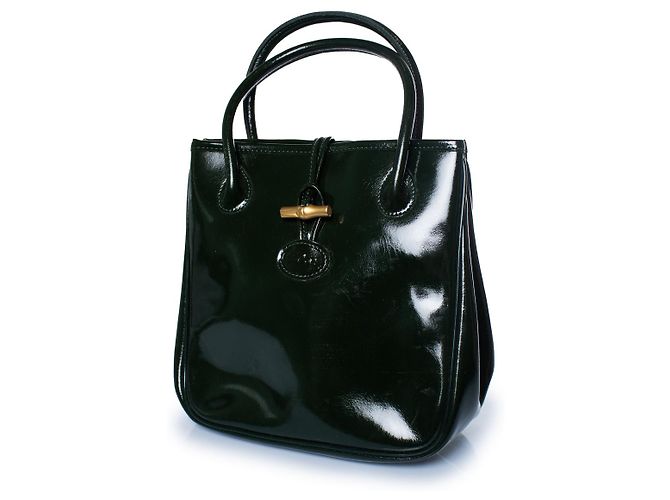 Longchamp, sac à main Roseau vert