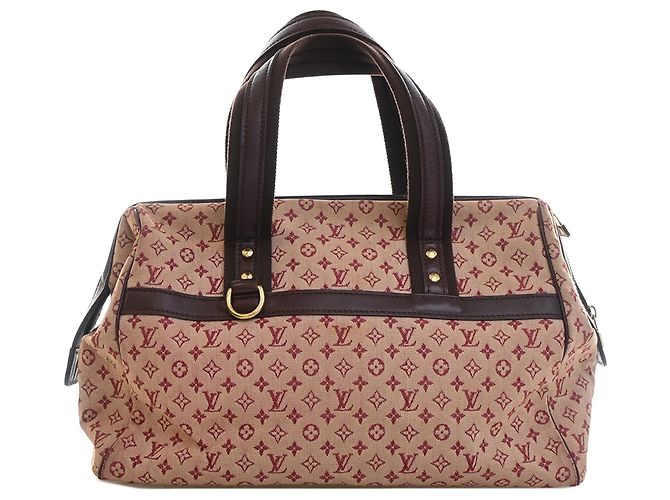 Borsa Louis Vuitton Monogram Mini Lin Josephine GM rossa Rosso