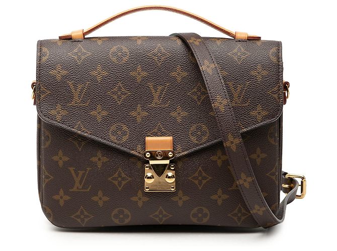 Borsa Louis Vuitton Monogram Pochette Metis Marrone