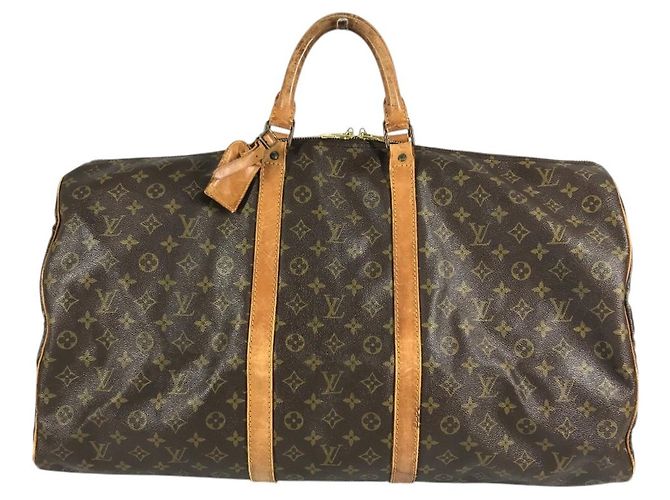 Louis Vuitton Monogram Keepall 60 Marron Monogramme