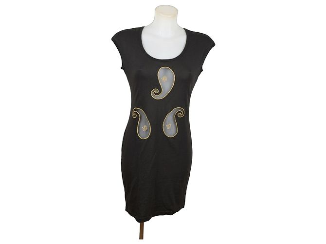 Vestido Moschino Jeans Marrom 