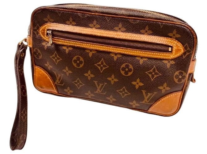 Pochette Louis Vuitton Monogramme Marrom