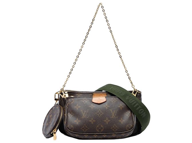 Borsa Louis Vuitton Monogram Multi Pochette Accessoires Marrone