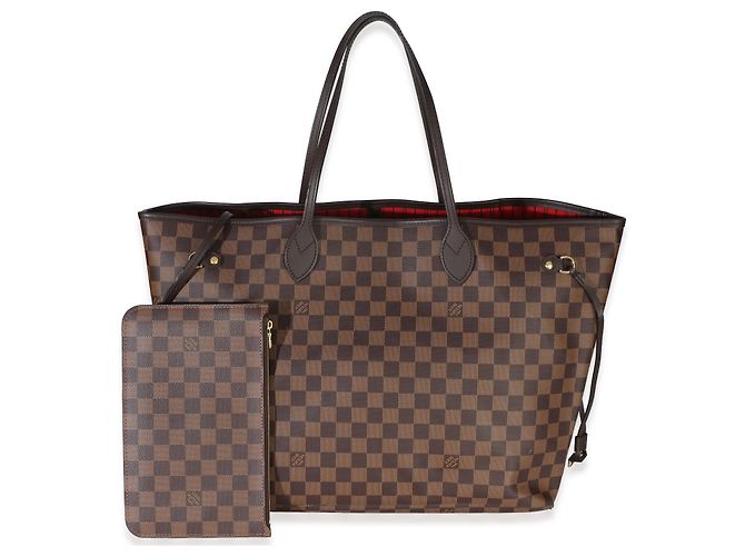 Louis Vuitton Damier Ebene Canvas Neverfull GM Marrom