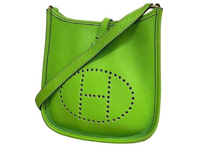 Hermès Borsa a tracolla Hermes Evelyne TPM Verde