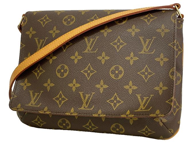Borsa a tracolla Louis Vuitton Monogram Musette Salsa Marrone