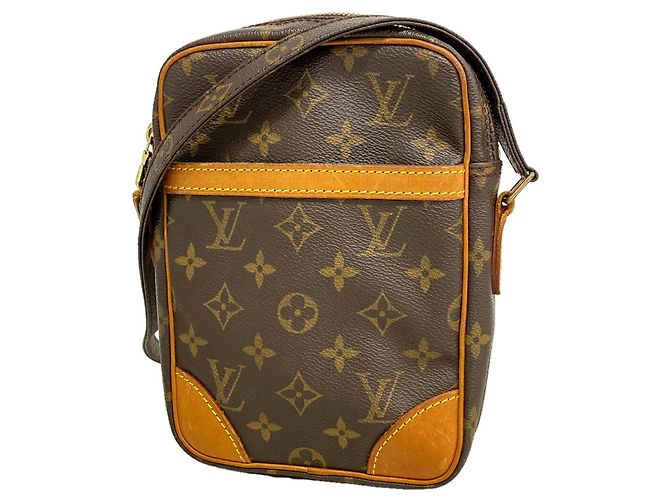 Bolso de hombro Louis Vuitton Monogram Danube Castaño