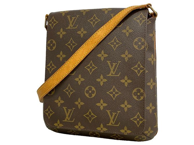 Borsa a tracolla Louis Vuitton Monogram Musette Salsa Marrone