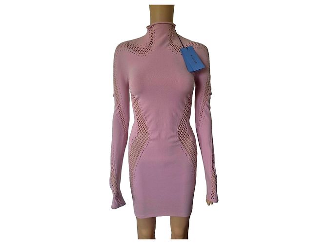 Thierry Mugler Mugler rosa Kleid Pink