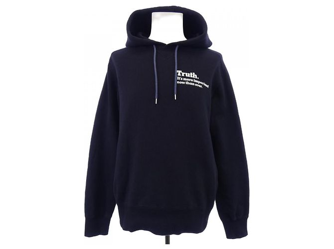 Sacai Hoodie Blau Marineblau