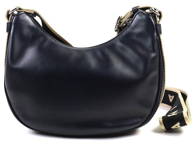 Borsa a tracolla in pelle Marni Nero