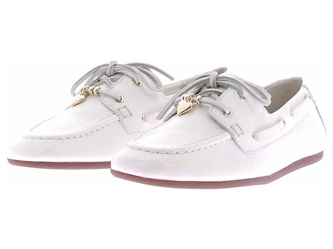 Maje Mocassins en cuir blanc