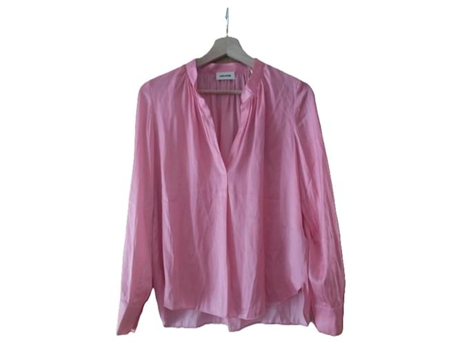 Blouse rose Zadig & Voltaire Tink Satin 