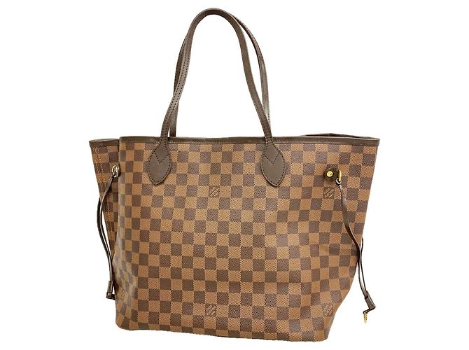 Saco Tote Louis Vuitton Damier Neverfull MM Damier ebene