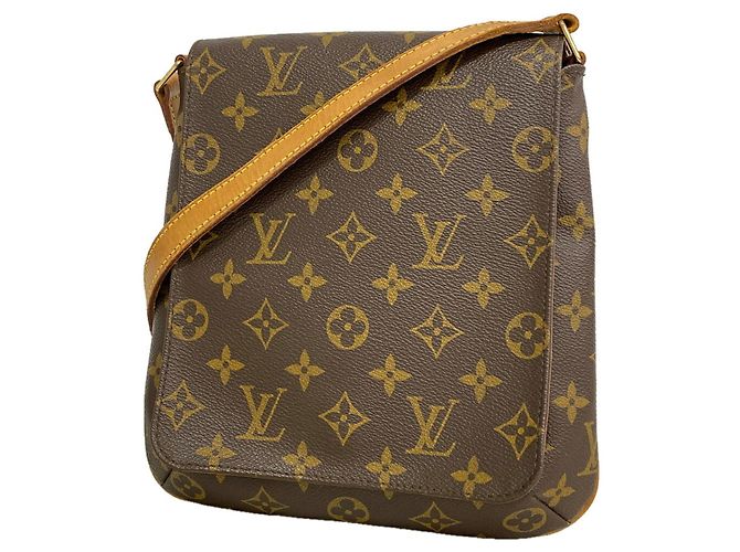 Borsa a tracolla Louis Vuitton Monogram Musette Salsa Marrone