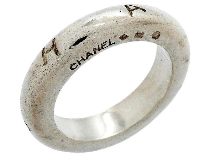 Anello a Fascia Chanel in Argento 925
