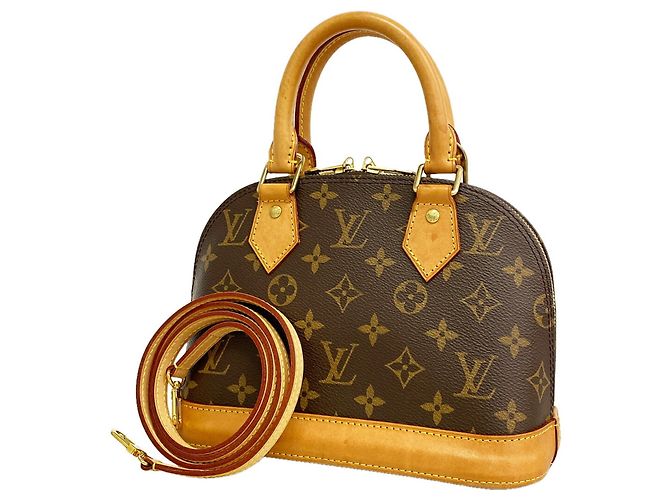 Bolsa de mão Louis Vuitton Alma BB Monogram Marrom