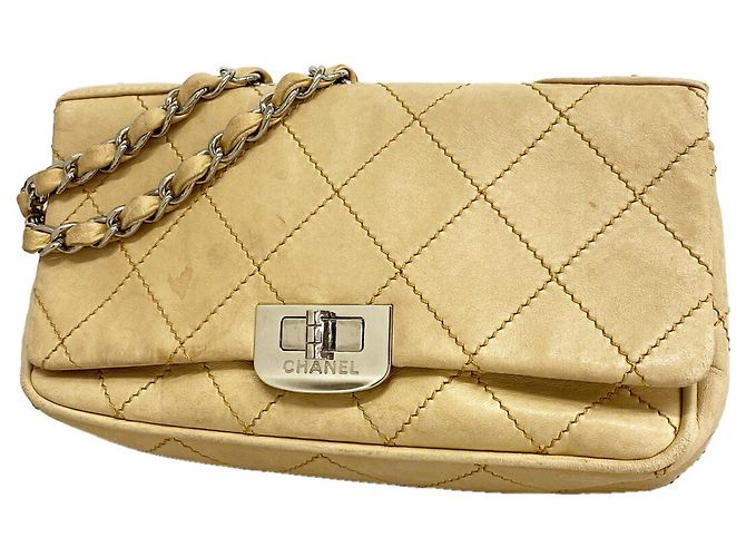 Borsa a tracolla Chanel Beige