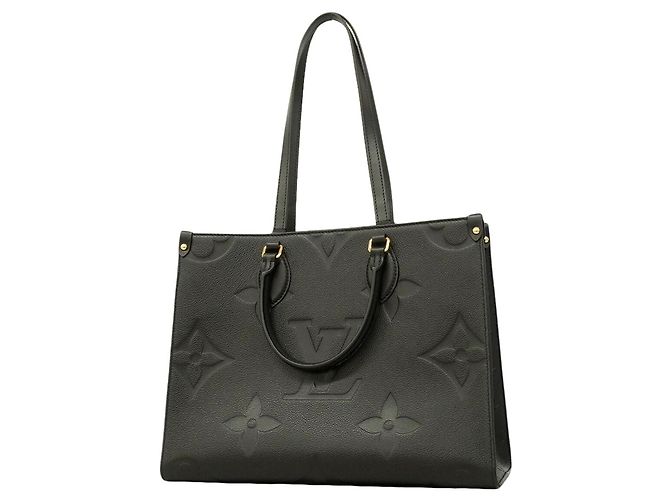 Saco Tote Louis Vuitton Monogram Empreinte OnTheGo MM Preto
