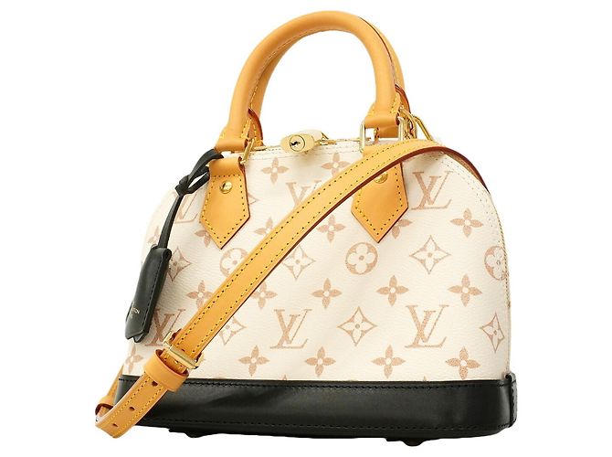 Bolsa Louis Vuitton Alma BB Monogram Dune Preto Branco