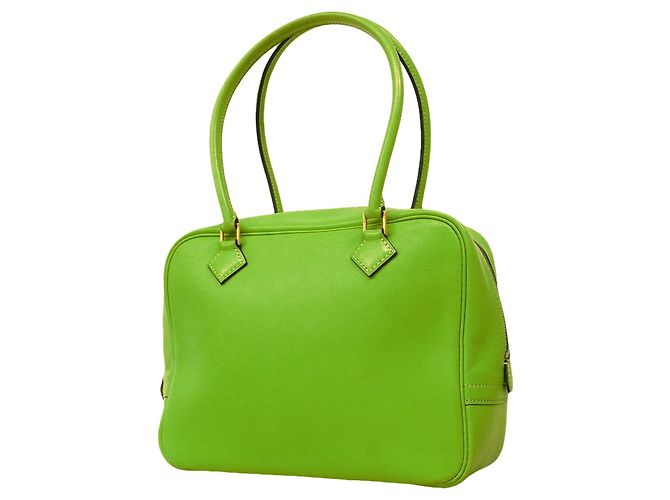 Hermès Bolsa Hermes Mini Plume 20 em Green Apple Verde