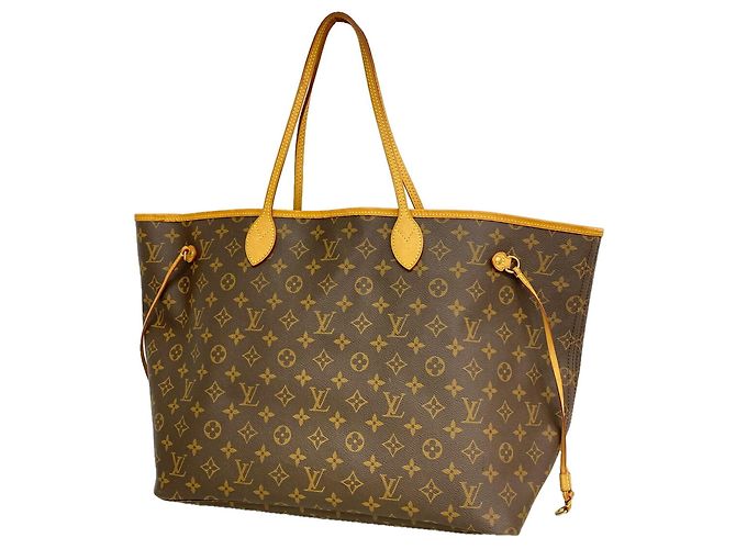 Louis Vuitton Monogram Neverfull GM Tote Bag Braun