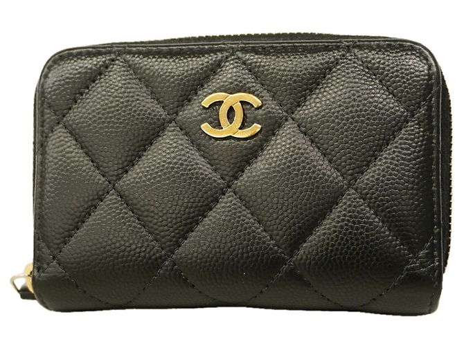 Chanel Matelassé Caviar Leather Coin Case