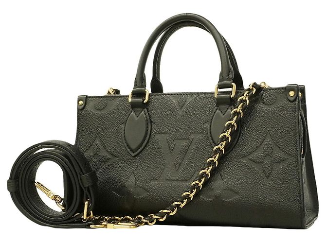 Borsa Louis Vuitton Monogram Empreinte OnTheGo EW Nero